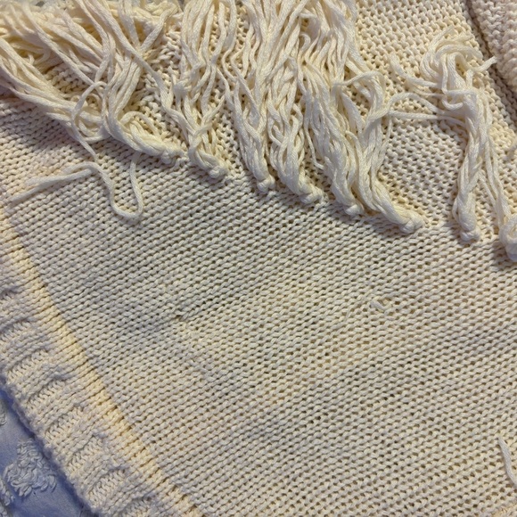 Boho Cardigan from Double Zero Women’s Size Small Ivory Cream Off White - Picture 9 of 10